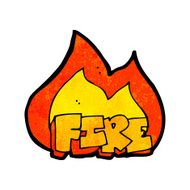cartoon fire symbol N2
