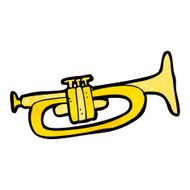 Cartoon Trumpet N12