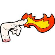 cartoon hand casting spell N8
