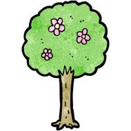 Cartoon Tree N247