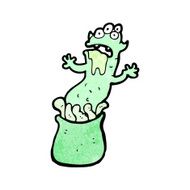 cartoon weird alien N26