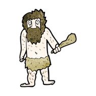 cartoon cave man N8