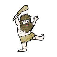 cartoon cave man N9