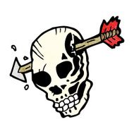 cartoon skull symbol N49