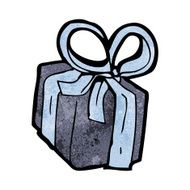 cartoon birthday present