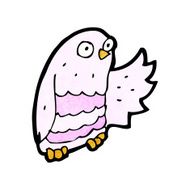 Cartoon Owl N218