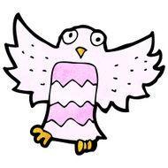 Cartoon Owl N219