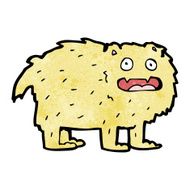 cartoon hairy beast N3