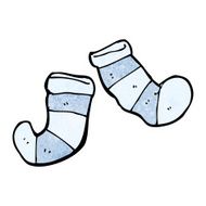 cartoon stripy socks N5