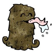 Cartoon Hairy Monster N39