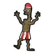 cartoon terrified swimmer N2