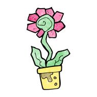 cartoon flower N641