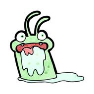 cartoon funny little alien N15