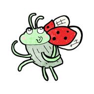 Cartoon Ladybug N123