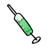 cartoon drugs syringe N2