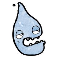 Cartoon Water Drop N29