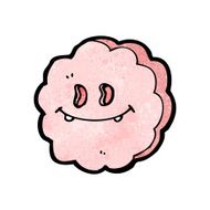 cartoon cloud face N2