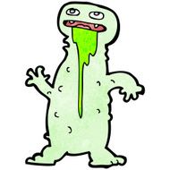 cartoon gross monster N16
