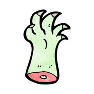 cartoon monster arm N134