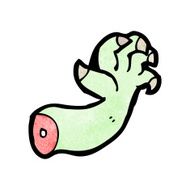 cartoon monster arm N135