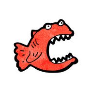 Cartoon Piranha N34