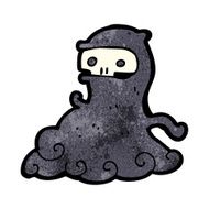 cartoon spooky halloween ghoul N5