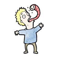 cartoon man with parasite N3