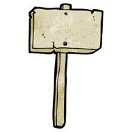 Cartoon Sign Post N107