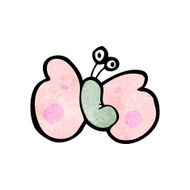 funny cartoon butterfly N26