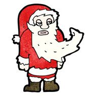 cartoon annoyed santa N6