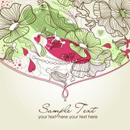 Flower doodle N384