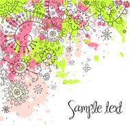 Flower doodle N401