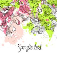 Flower doodle N403
