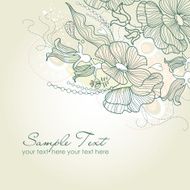 Flower doodle N407