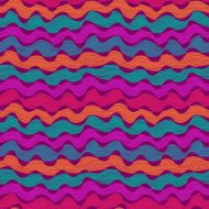 Seamless abstract hand-drawn waves N4