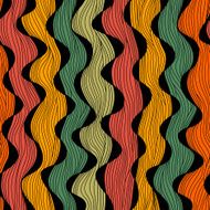 Seamless abstract hand-drawn waves N7