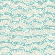 Seamless abstract hand-drawn waves N8
