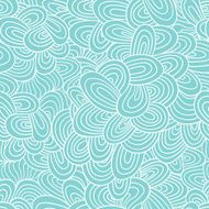 Seamless wave hand-drawn pattern N54