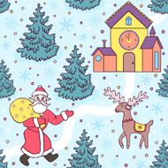 Christmas seamless pattern N38