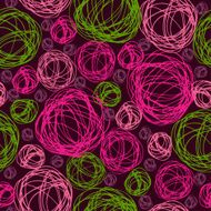 Seamless colorful hand drawn abstract texture