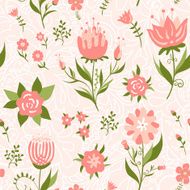 Seamless Floral Pattern N104