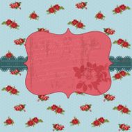 Vintage Flower Card