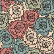 Vector seamlesss Floral pattern
