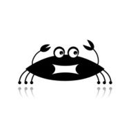 Funny crab for your design