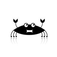 Funny crab for your design N2
