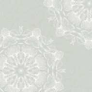 Floral ornament mandala background card