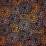 Bright decorative seamless texture with flowers