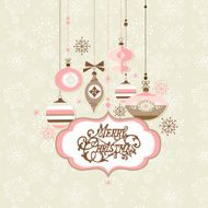 Retro Christmas Ornaments N4
