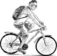 man riding a cycle N2