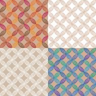 Doodle pattern set